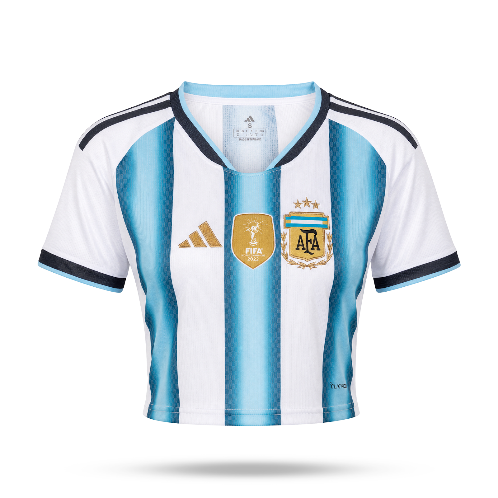 Argentyna Damski Krótki Top Piłkarski. World Cup 2026