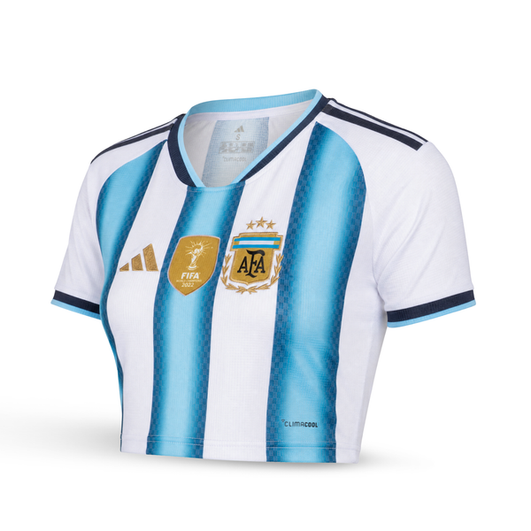 Argentyna Damski Krótki Top Piłkarski. World Cup 2026