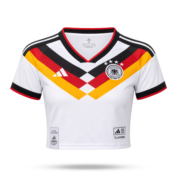 Niemcy Damski Krótki Top Piłkarski. World Cup 2026