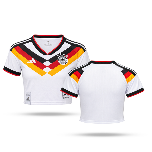 Niemcy Damski Krótki Top Piłkarski. World Cup 2026
